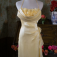 Alluring Halter Neck Backless Prom Dress Appliques Mermaid Evening Dress C9223