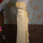 Alluring Halter Neck Backless Prom Dress Appliques Mermaid Evening Dress C9223