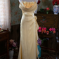 Alluring Halter Neck Backless Prom Dress Appliques Mermaid Evening Dress C9223