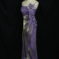 Chic Spaghetti Straps Prom Dress Floral Mermaid Evening Dress C9226