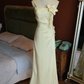 Chic Spaghetti Straps Prom Dress Floral Mermaid Evening Dress C9226