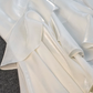 Robe de bal de princesse bustier à volants en satin long, robe de soirée C8117