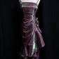 Robe de bal de princesse bustier à volants en satin long, robe de soirée C8117