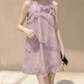 Mini robe de soirée en satin, sans bretelles, sans manches, ligne a, simple, C899