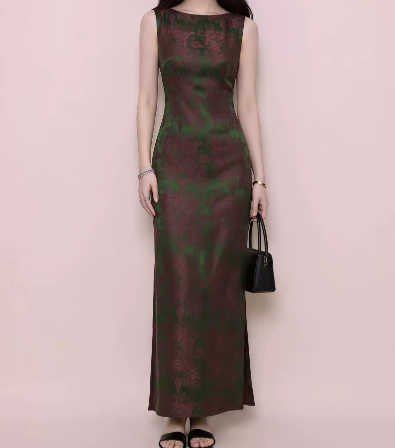 Robe de bal de princesse bustier à volants en satin long, robe de soirée C8117