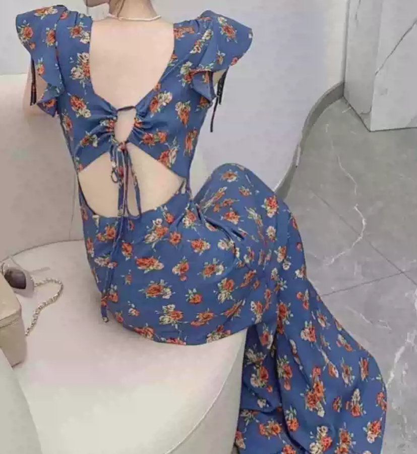 Robe de bal de princesse bustier à volants en satin long, robe de soirée C8117