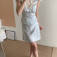 Mini robe de soirée en satin, sans bretelles, sans manches, ligne a, simple, C899