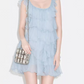 Mini robe de soirée en satin, sans bretelles, sans manches, ligne a, simple, C899