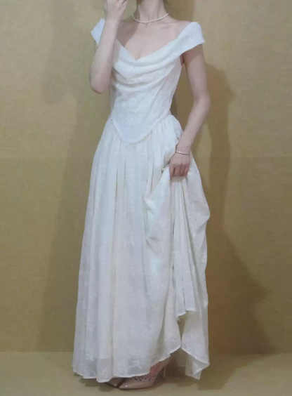 Superbe robe de mariée sirène bustier en satin et tulle, longue et en dentelle, C4563