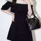 Mini robe de soirée en satin, sans bretelles, sans manches, ligne a, simple, C899