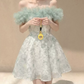 Glam Off-Shoulder Green Homecoming Dress Sequins Ruffles A-Line Party Dress C9244