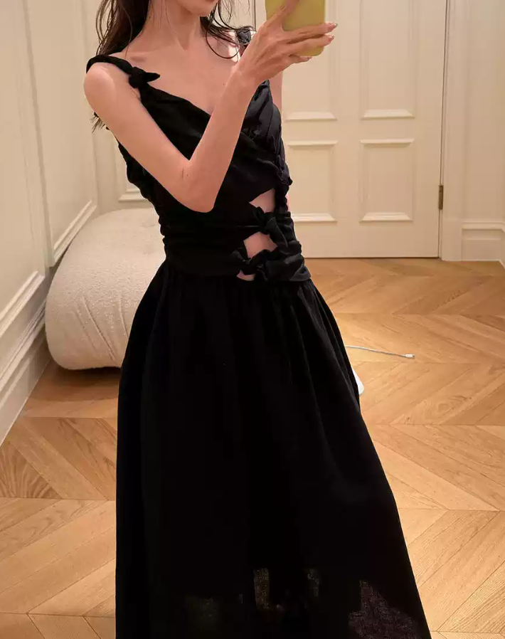 Robe de bal de princesse bustier à volants en satin long, robe de soirée C8117