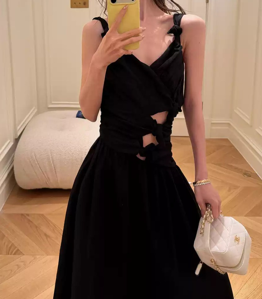 Robe de bal de princesse bustier à volants en satin long, robe de soirée C8117