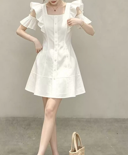 Mini robe de soirée en satin, sans bretelles, sans manches, ligne a, simple, C899