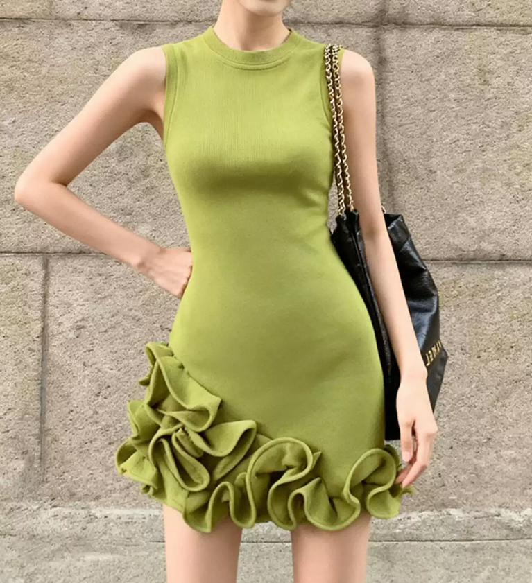 Mini robe de soirée en satin, sans bretelles, sans manches, ligne a, simple, C899