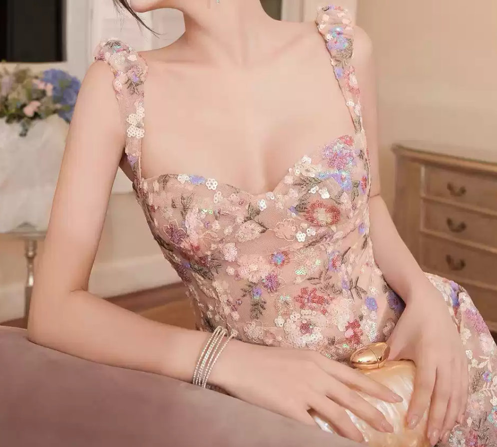 Mini robe de soirée en satin, sans bretelles, sans manches, ligne a, simple, C899