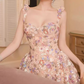 Mini robe de soirée en satin, sans bretelles, sans manches, ligne a, simple, C899