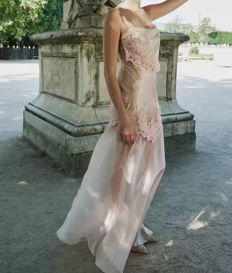 Robe de bal de princesse bustier à volants en satin long, robe de soirée C8117