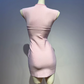 Mini robe de soirée en satin, sans bretelles, sans manches, ligne a, simple, C899