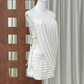 Chic Strapless Homecoming Dress Draped Sheath Party Dress C9303
