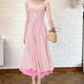 Robe de bal de princesse bustier à volants en satin long, robe de soirée C8117