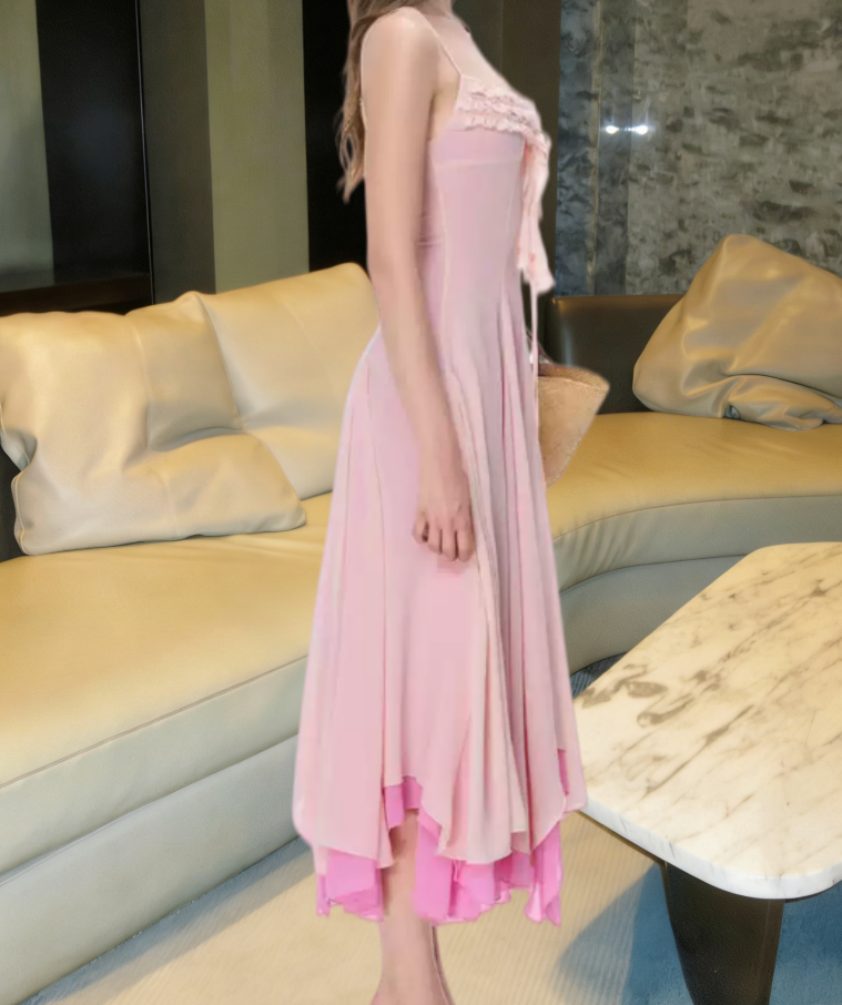 Robe de bal de princesse bustier à volants en satin long, robe de soirée C8117