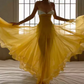 Charming Spaghetti Strap Prom Dress Lace Chiffon A-Line Evening Dress C9312