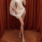 Adorable One Shoulder Homecoming Dress Lace Draped Sheath Party Dress C9326