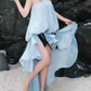 Gorgeous Strapless Homecoming Dress Bows A-Line Party Dress C9334