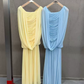 Attractive Off-Shoulder Prom Dress Draped Chiffon A-Line Evening Dress C9335