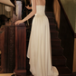 Superbe robe de mariée sirène bustier en satin et tulle, longue et en dentelle, C4563