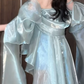 Attractive Halter Neck Appliques Homecoming Dress Green Satin A-Line Party Dress C9344