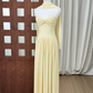 Robe de bal de princesse bustier à volants en satin long, robe de soirée C8117