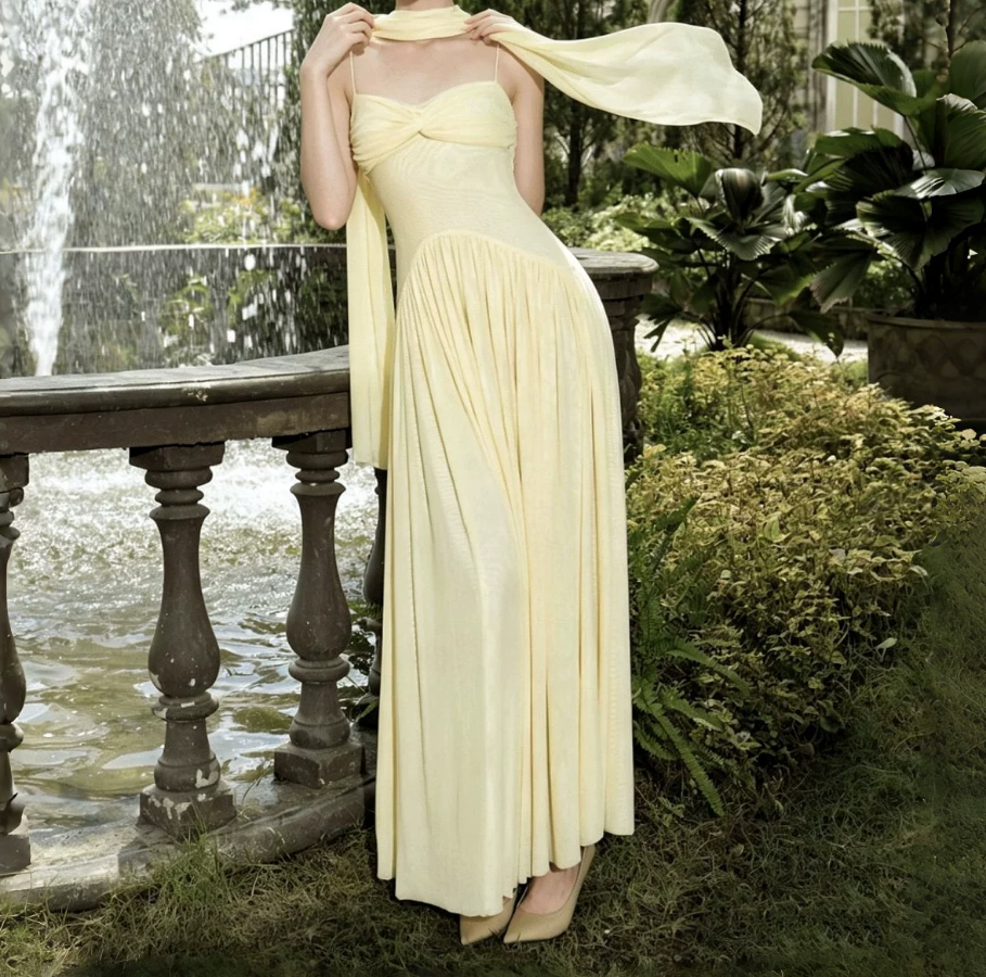Robe de bal de princesse bustier à volants en satin long, robe de soirée C8117