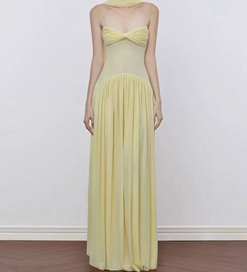 Robe de bal de princesse bustier à volants en satin long, robe de soirée C8117