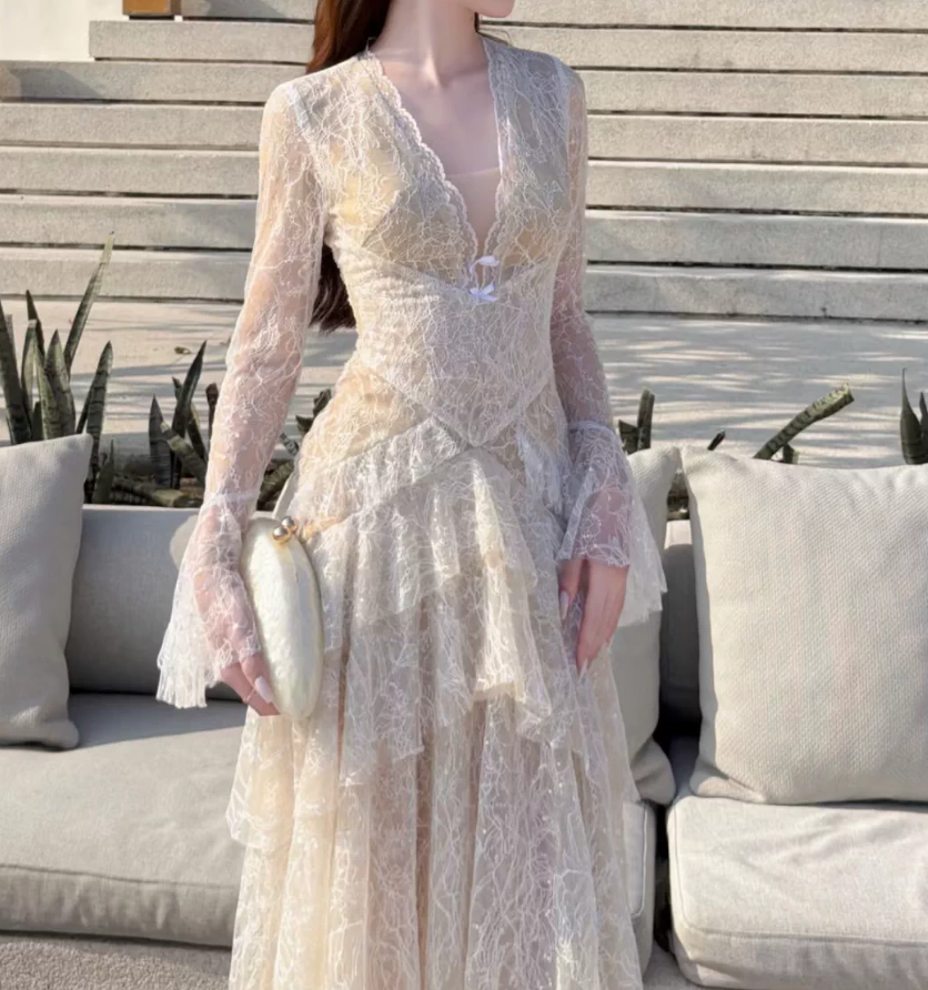 Robe de bal de princesse bustier à volants en satin long, robe de soirée C8117