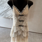 Robe de bal de princesse bustier à volants en satin long, robe de soirée C8117