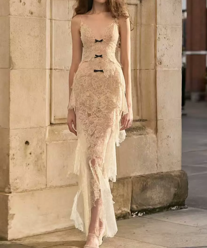 Robe de bal de princesse bustier à volants en satin long, robe de soirée C8117