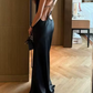 Robe de bal de princesse bustier à volants en satin long, robe de soirée C8117