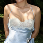 Dreamy Strapless Blue Homecoming Dress Lace Sheath Party Dress C9377