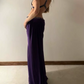 Vintage Halter Neck Prom Dress Cutouts Beaded Mermaid Evening Dress C9395