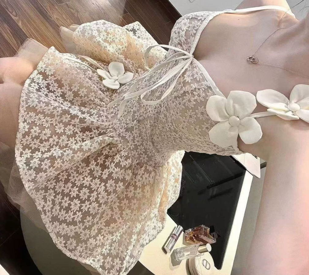 Mini robe de soirée en satin, sans bretelles, sans manches, ligne a, simple, C899