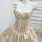 Mini robe de soirée en satin, sans bretelles, sans manches, ligne a, simple, C899