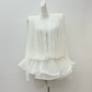 Chic Long Sleeve Homecoming Dress Lace A-Line Party Dress C9397