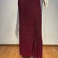 Glittering Short Sleeve Prom Dress Sequins A-Line Evening Dress C9399