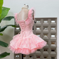 Sweet Off-Shoulder Homecoming Dress Lace Tulle A-Line Party Dress C9410