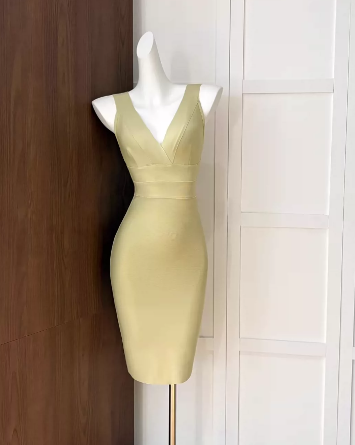 Lovely V Neck Homecoming Dress Sheath Party Dress C9415