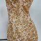 Robe de bal de princesse bustier à volants en satin long, robe de soirée C8117
