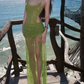 Robe de bal de princesse bustier à volants en satin long, robe de soirée C8117