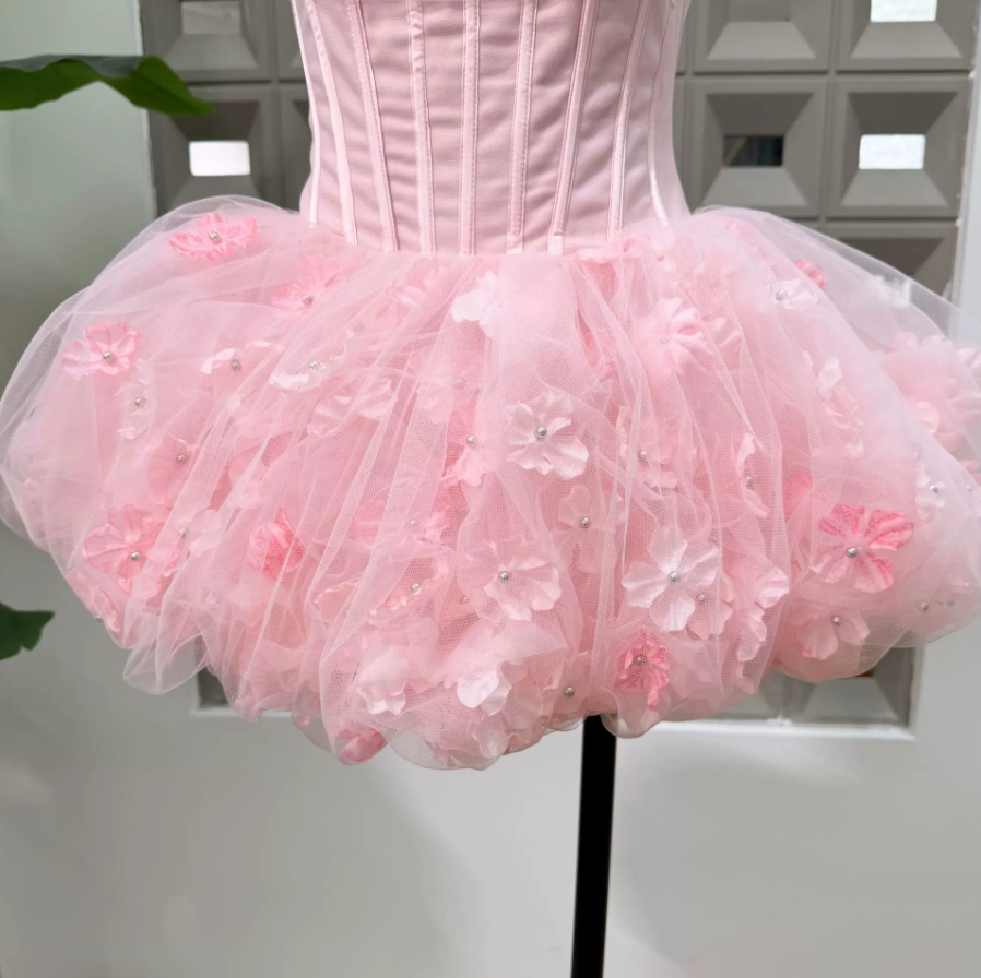 Mini robe de soirée en satin, sans bretelles, sans manches, ligne a, simple, C899